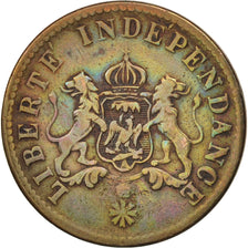 Haiti, 2 Centimes, 1850, EF(40-45), Copper, KM:36