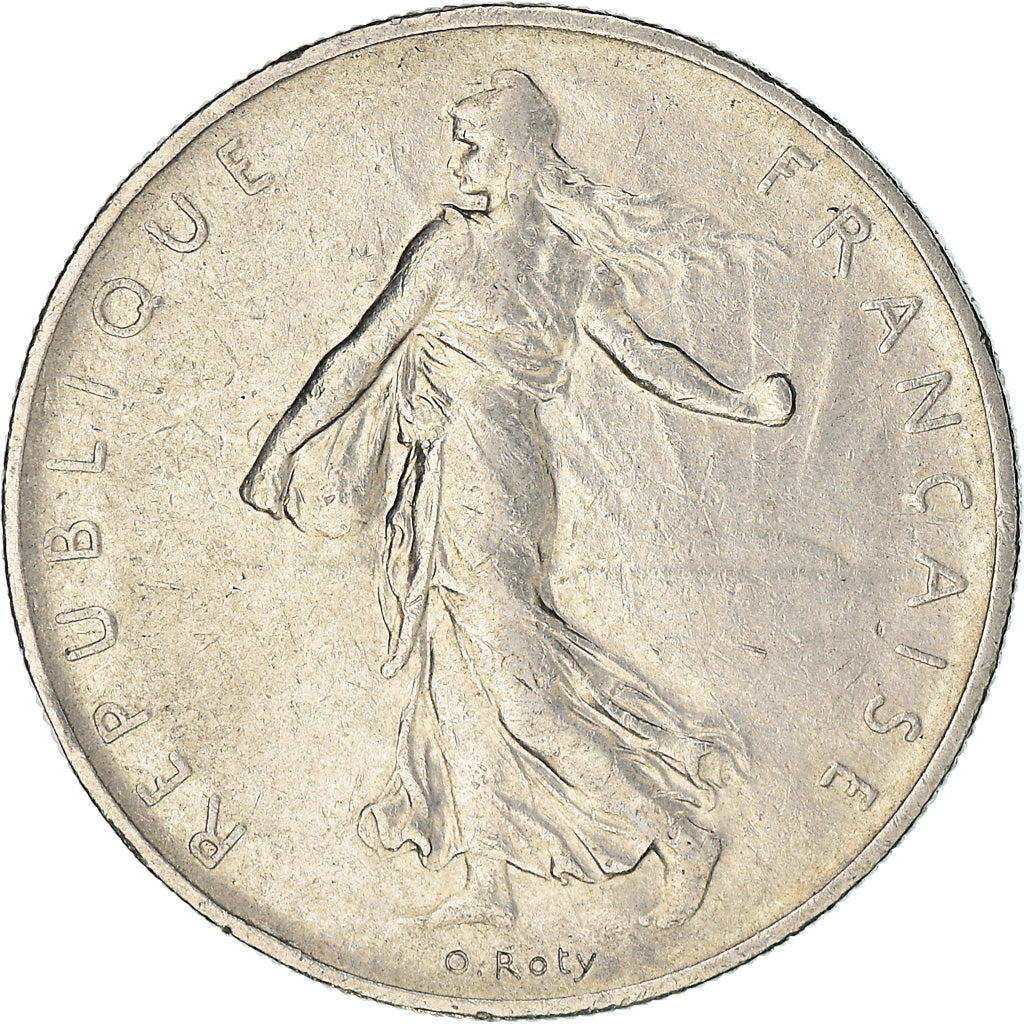 Moneta, Francja, Semeuse, Franc, 1960, Paris, VF(30-35), Nikiel, KM:925.2