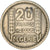 Moeda, Argélia, 20 Francs, 1949, Paris, F(12-15), Cobre-níquel, KM:91