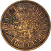 Moneda, INDIAS ORIENTALES HOLANDESAS, Wilhelmina I, 2-1/2 Cents, 1945, Utrecht