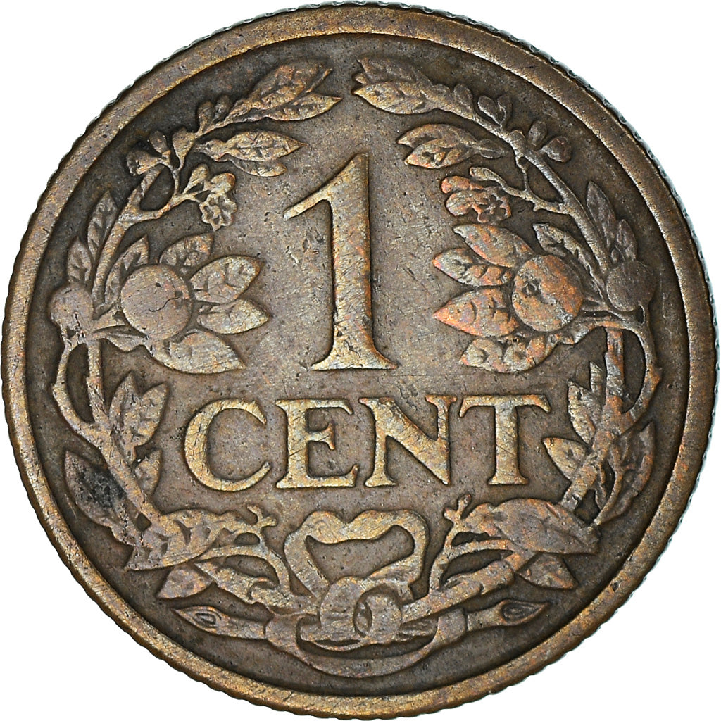 Moeda, Países Baixos, Wilhelmina I, Cent, 1916, EF(40-45), Bronze, KM:152