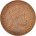 Münze, Äthiopien, Menelik II, 1/100 Birr, Matonya, 1897, Paris, VZ, Kupfer