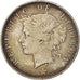 Liberia, 50 Cents, 1906, Heaton, Birmingham, England, VF(30-35), Silver, KM:9