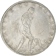 Monnaie, Turquie, 2-1/2 Lira, 1964, TTB, Stainless Steel, KM:893.1