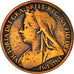 Coin, Great Britain, Victoria, Penny, 1900, VF(20-25), Bronze, KM:790
