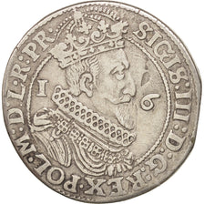 Coin, DANZIG, Ort, 1/4 Thaler - 10 Groszy, 1623, Berlin, VF(30-35), Silver