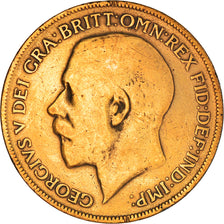 Coin, Great Britain, George V, Penny, 1921, VF(20-25), Bronze, KM:810
