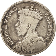 Fiji, George V, Shilling, 1934, VF(30-35), Silver, KM:4
