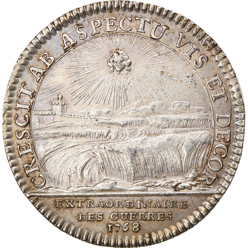 France, Token, Louis XV, Extraordinaire des Guerres, History, 1768, Roettiers