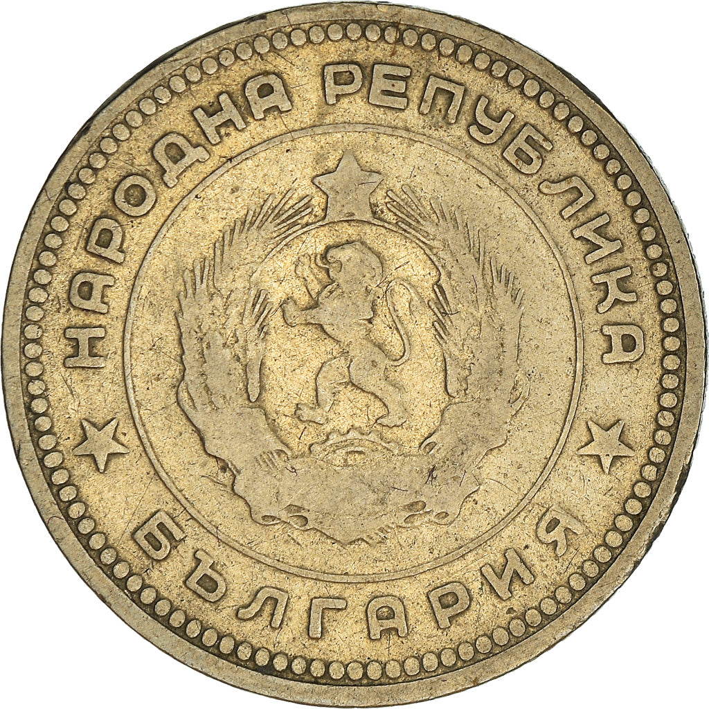 Moeda, Bulgária, 20 Stotinki, 1962, VF(30-35), Níquel-Latão, KM:63
