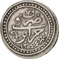 Algeria, ALGIERS, Mahmud II, 1/8 Budju, Suman Budju, 1828, AU(55-58), Silver,...