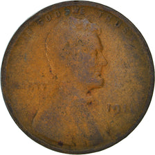 Coin, United States, Lincoln Cent, Cent, 1911, U.S. Mint, Philadelphia