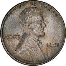 Moneta, Stati Uniti, Lincoln Cent, Cent, 1941, U.S. Mint, Denver, BB, Bronzo