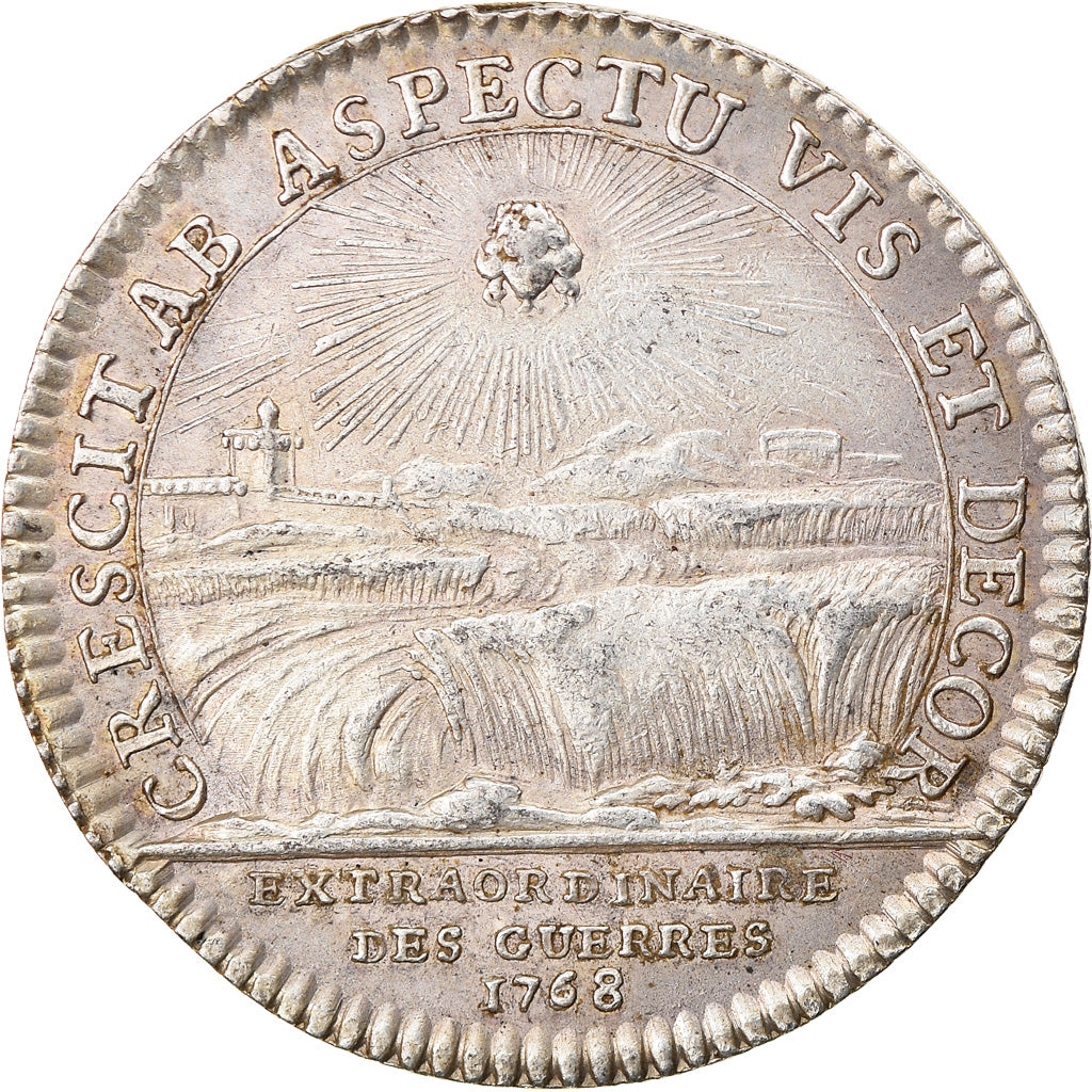 Frankreich, Token, Louis XV, Extraordinaire des Guerres, History, 1768