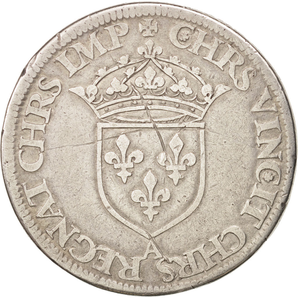 Münze, Frankreich, Teston, Undated, Paris, S+, Silber