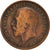 Coin, Great Britain, George V, Penny, 1917, F(12-15), Bronze, KM:810