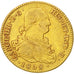 Coin, Spain, Charles IV, 2 Escudos, 1808, Madrid, EF(40-45), Gold, KM:435.1