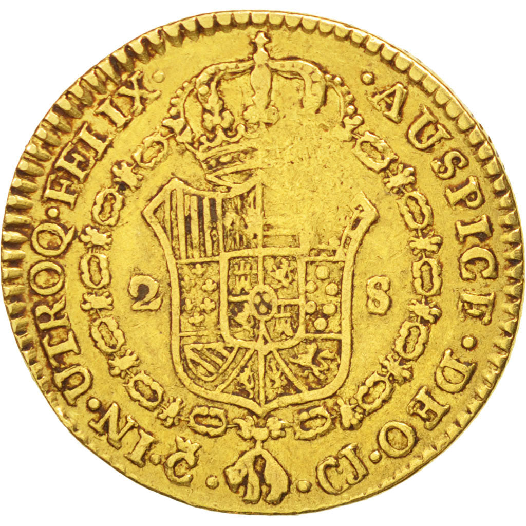 Moneda, España, Ferdinand VII, 2 Escudos, 1813, Cadiz, BC+, Oro, KM:468