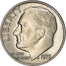 Coin, United States, Roosevelt Dime, Dime, 1975, U.S. Mint, Philadelphia