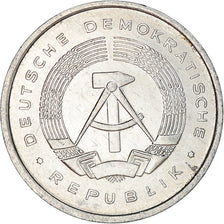 Monnaie, GERMAN-DEMOCRATIC REPUBLIC, 5 Pfennig, 1989, Berlin, TTB, Aluminium