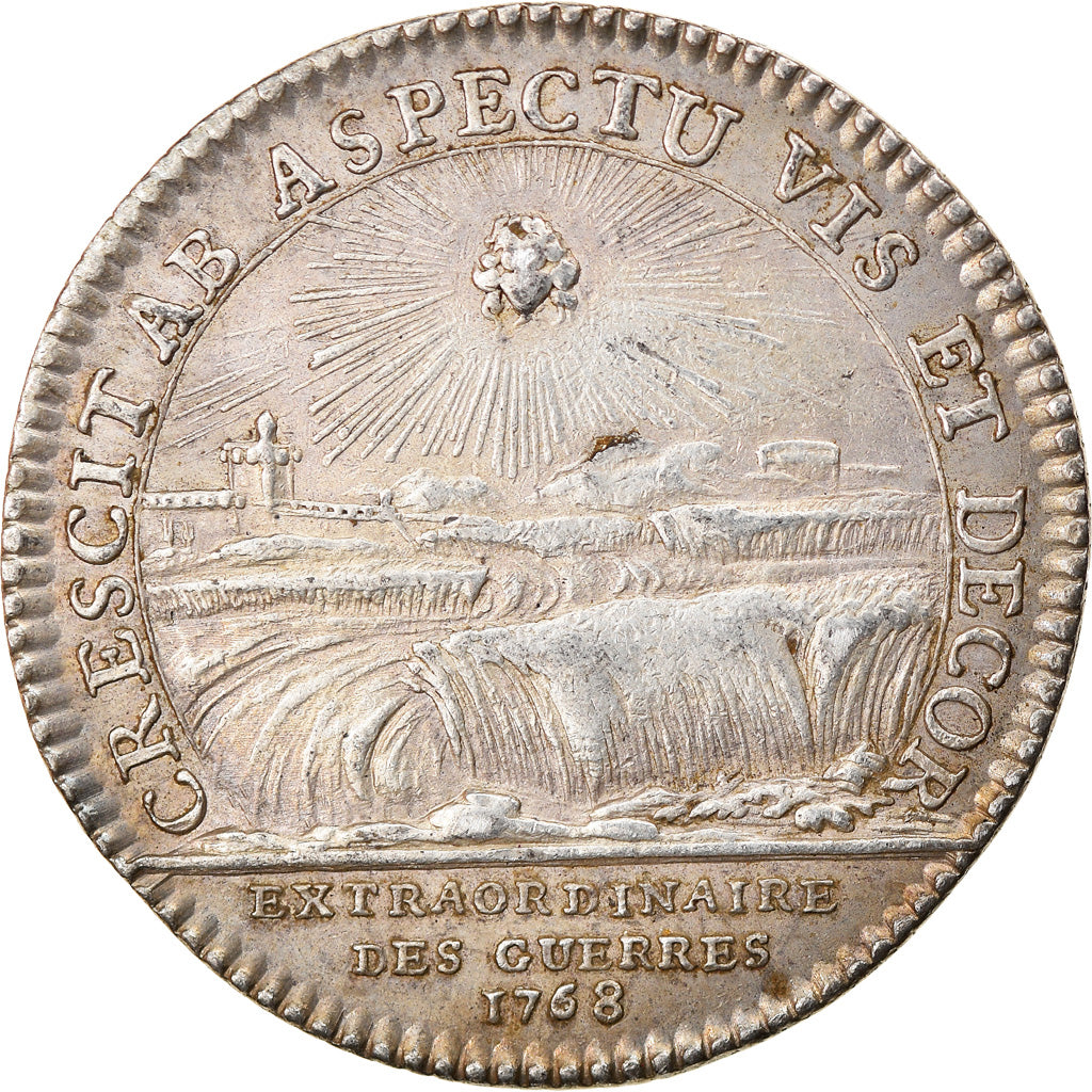 France, Token, Louis XV, Extraordinaire des Guerres, History, 1768, Roettiers