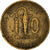 Moneda, África oriental francesa, 10 Francs, 1957, BC+, Aluminio - bronce, KM:8