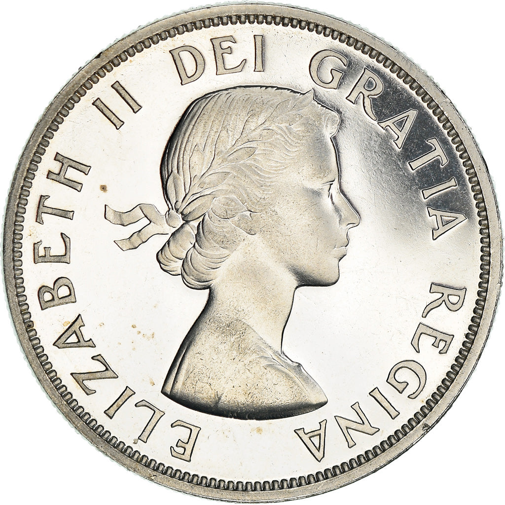 Coin, Canada, Elizabeth II, Dollar, 1962, Royal Canadian Mint, Ottawa, MS(63)
