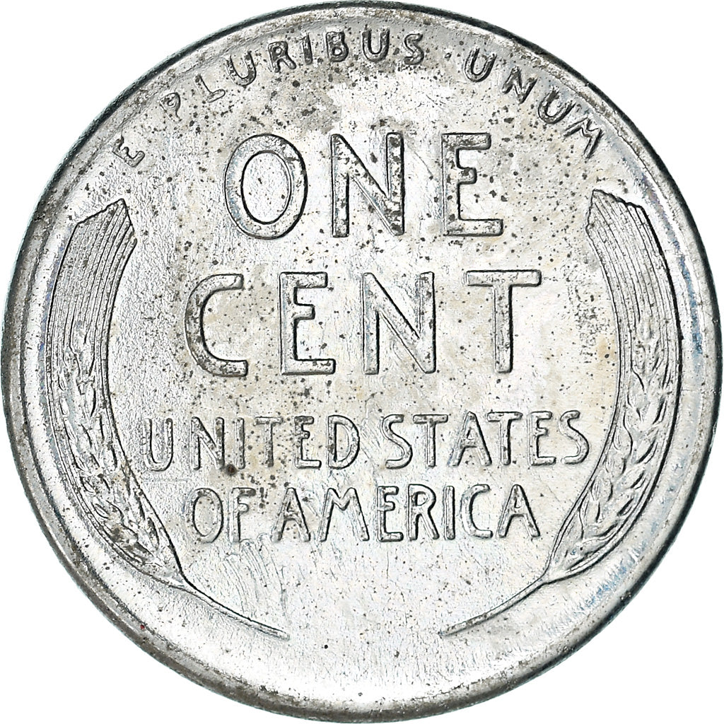 Coin, United States, Lincoln Cent, Cent, 1943, U.S. Mint, Philadelphia