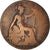 Moneda, Gran Bretaña, George V, Penny, 1911, BC, Bronce, KM:810