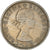 Münze, Großbritannien, Elizabeth II, Florin, Two Shillings, 1963, S+