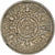 Moneda, Gran Bretaña, Elizabeth II, Florin, Two Shillings, 1963, BC+, Cobre -