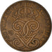 Coin, Sweden, Gustaf V, 2 Öre, 1942, EF(40-45), Bronze, KM:778