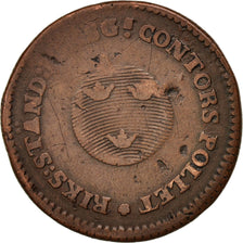 Schweden, Gustaf IV Adolf, 1/2 Skilling, 1801, VF(20-25), Copper, KM:549