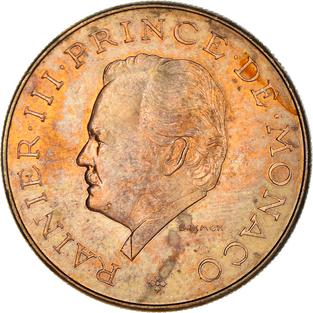 Moneta, Monaco, Rainier III, 10 Francs, 1981, MB+, Rame-nichel-alluminio
