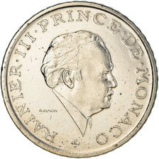 Moneda, Mónaco, Rainier III, 2 Francs, 1982, BC+, Níquel, KM:157, Gadoury:MC