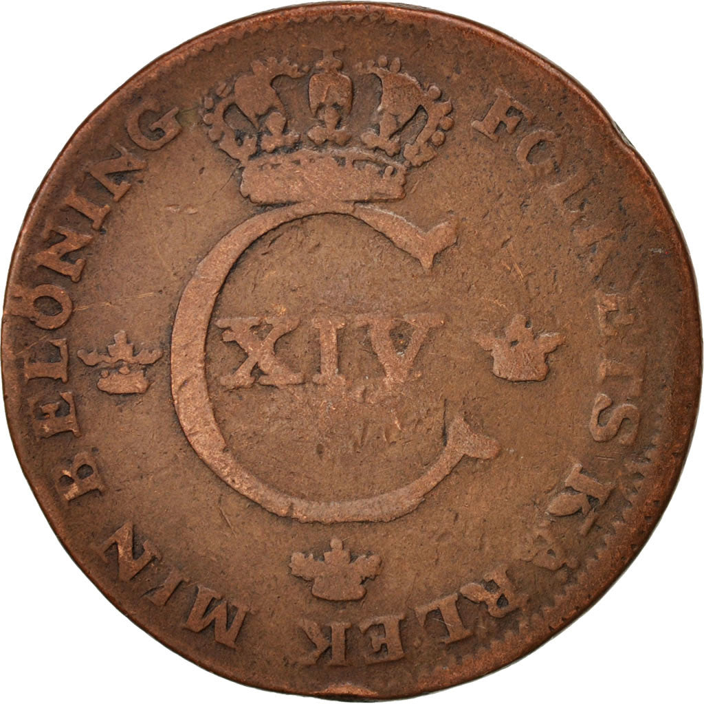 Münze, Schweden, Carl XIV Johan, 1/2 Skilling, 1822, S, Kupfer, KM:596