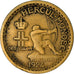 Coin, Monaco, Louis II, 50 Centimes, 1924, Poissy, VF(30-35), Aluminum-Bronze