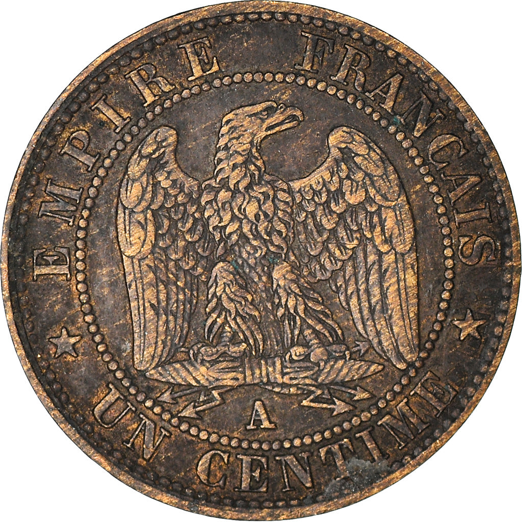 Coin, France, Napoleon III, Napoléon III, Centime, 1853, Paris, EF(40-45)