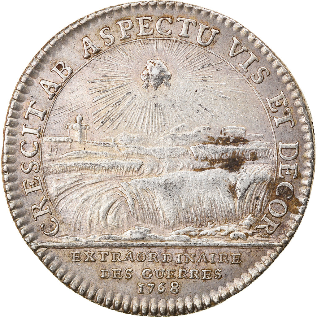 Francia, Token, Louis XV, Extraordinaire des Guerres, History, 1768, Roettiers
