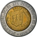 Munten, San Marino, 500 Lire, 1989, UNC-, Bi-Metallic, KM:239