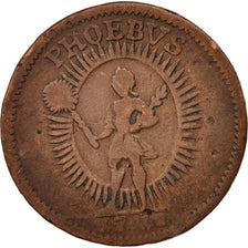 Monnaie, Suède, Carl XII, Daler, 1718, TB, Cuivre, KM:359