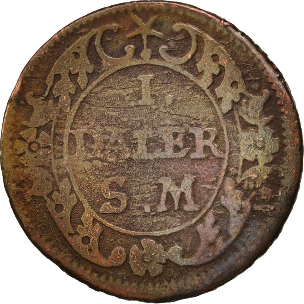 Sweden, Carl XII, Daler, 1718, F(12-15), Copper, KM:359
