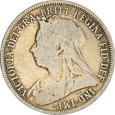 Moneda, Gran Bretaña, Victoria, Shilling, 1901, BC+, Plata, KM:780