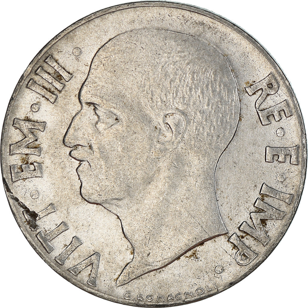 Moneta, Italia, Vittorio Emanuele III, 20 Centesimi, 1943, Rome, MB, Acciaio