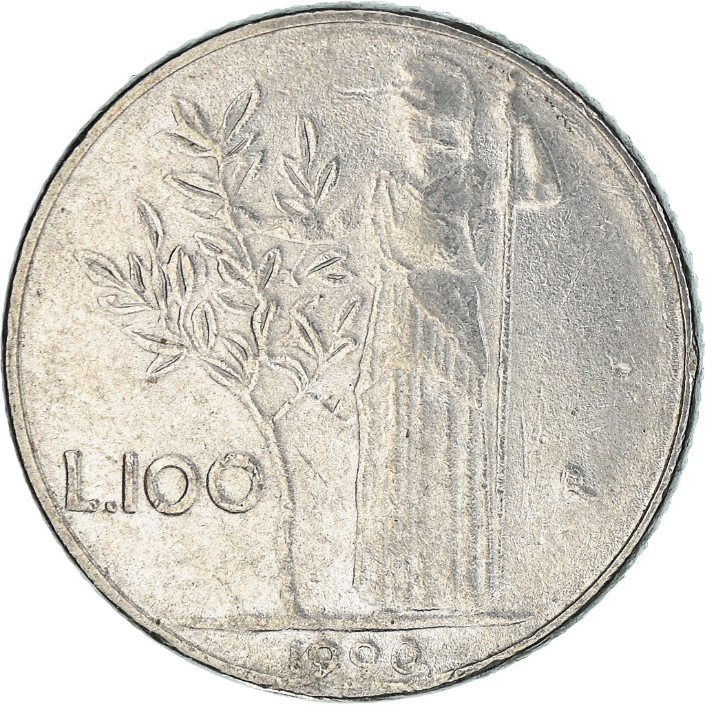 Monnaie, Italie, 100 Lire, 1990, Rome, TB, Stainless Steel, KM:96.2