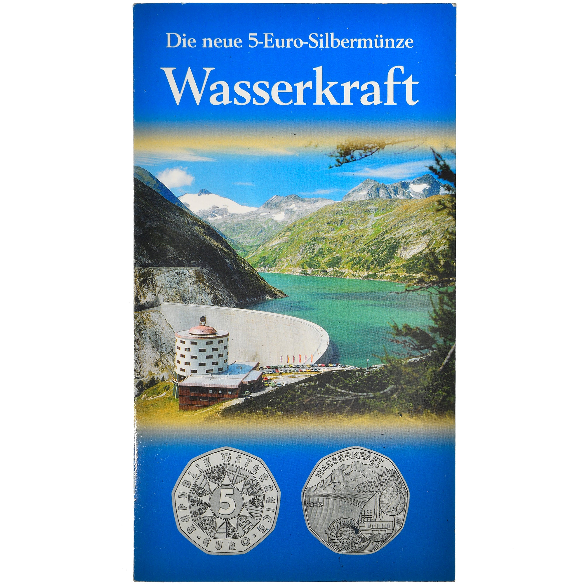 Austria, 5 Euro, Waterpower, 2003, FDC, FDC, Argento, KM:3105