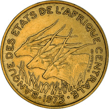 Coin, Central African States, 25 Francs, 1975, Paris, EF(40-45)