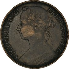 Moneda, Gran Bretaña, Victoria, Penny, 1882, MBC, Bronce, KM:755