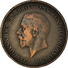 Coin, Great Britain, George V, 1/2 Penny, 1933, VF(30-35), Bronze, KM:837