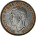 Coin, Great Britain, George VI, Farthing, 1943, VF(20-25), Bronze, KM:843